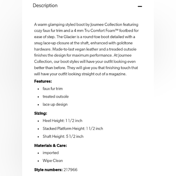 Journee Collection Comfort Foam boot Sz10 - Picture 8 of 8